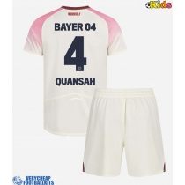 Bayer Leverkusen Jarell Quansah #4 Replica Away Minikit 2025-26 Short Sleeve (+ pants)